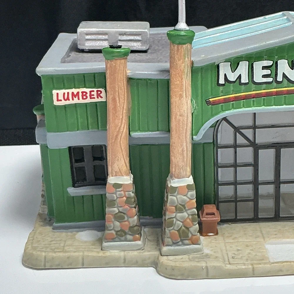 Rare Lemax MENARDS Store Building Rare 2006 w Light Cord No Box Read Description